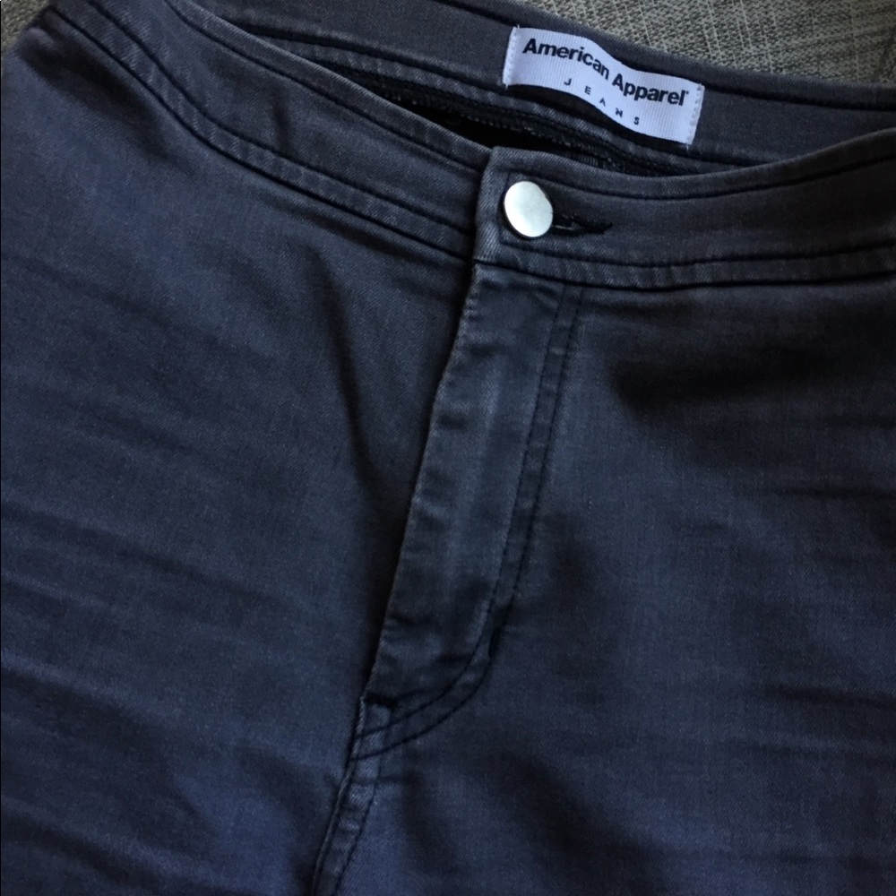 American apparel grey jeans